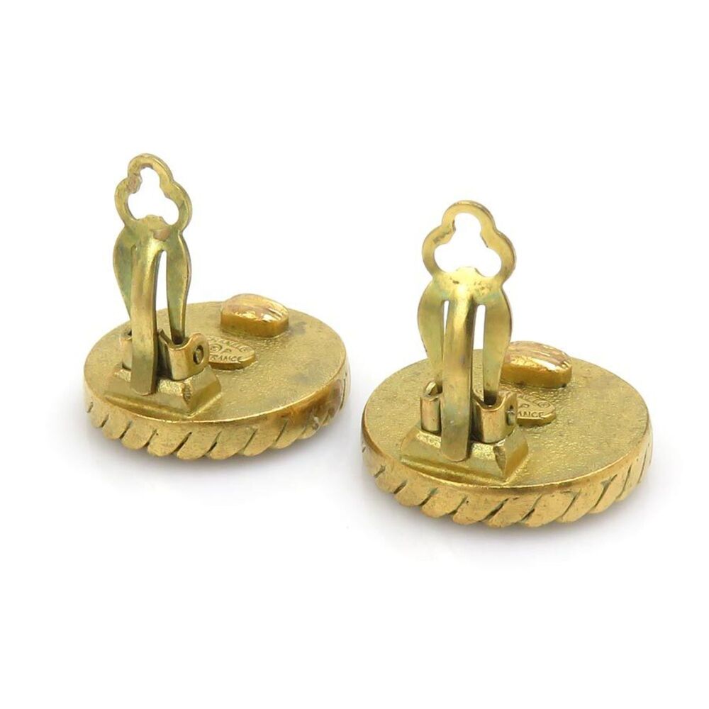 CHANEL Black Logo Earrings - Picture 6 of 13